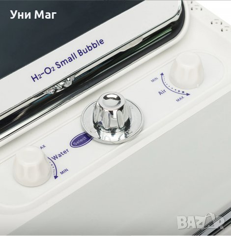 АПАРАТ 6 В 1 ВОДНО ДЕРМАБРАЗИО, КИСЛОРОД, RF, BIO, УЛТРАЗВУК И ШПАТУЛА, снимка 7 - Козметични уреди - 33454136