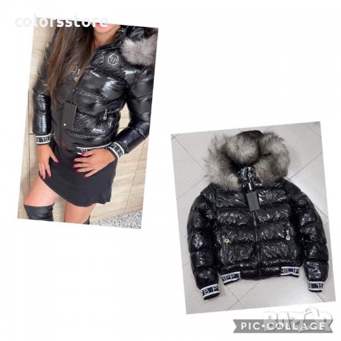 Черен лак яке Pfilipp Plein код IM312