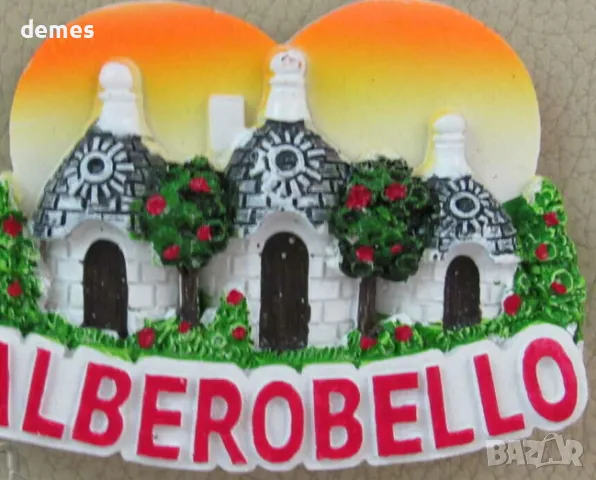 Магнит от Алберобело, Италия, снимка 2 - Колекции - 49716267