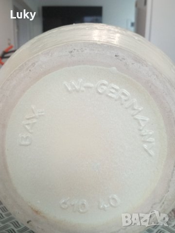 Продавам красива и стара ваза-делва.Ръчна изработка.ФРГ., снимка 9 - Антикварни и старинни предмети - 42412041