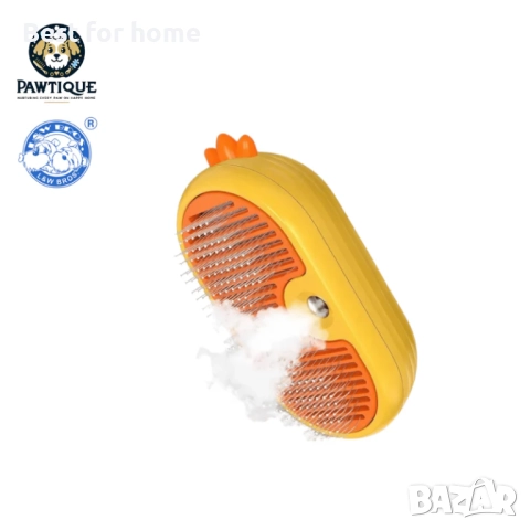 L&W BROS 3 в 1 акумулаторен масажен гребен за котки с пара, снимка 7 - За котки - 51594709