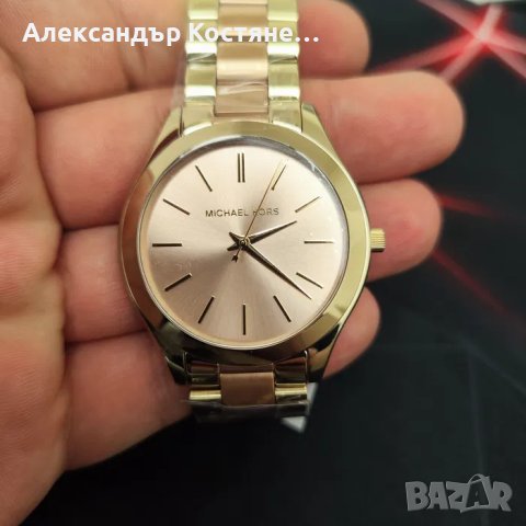 Дамски часовник Michael Kors MK3493 Slim Runway 42mm, снимка 7 - Дамски - 40362703