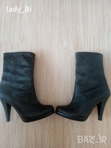 🌸 Елегантни боти на ток -  36 номер 🌷, снимка 2 - Дамски боти - 40204422