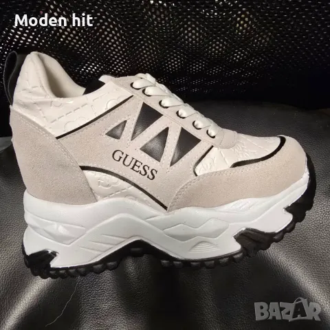 Guess дамски кецове с платформа висок клас реплика, снимка 1