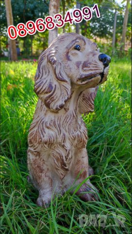 Кученце от бетон за декорация. Градинска статуя фигура от бетон, снимка 3 - Статуетки - 38167179