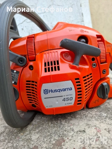 Бензинова резачка Хускварна,е-серия,450 X-TORQ, снимка 5 - Градинска техника - 53923010