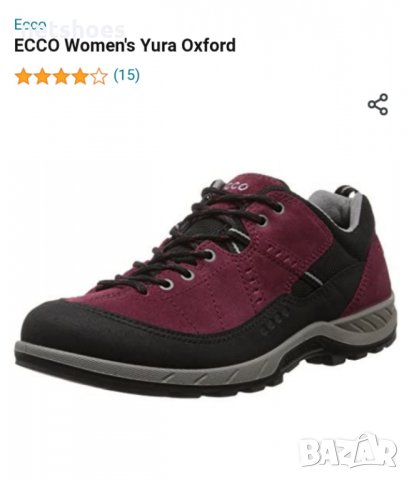 Ecco-Yura Oxford- Дамски обувки №40, снимка 2 - Дамски ежедневни обувки - 30823290