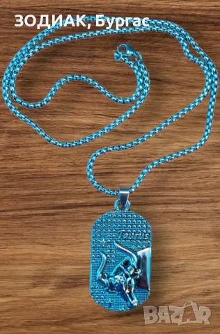 Зодия ТЕЛЕЦ - Гердан в стил Dog Tag
