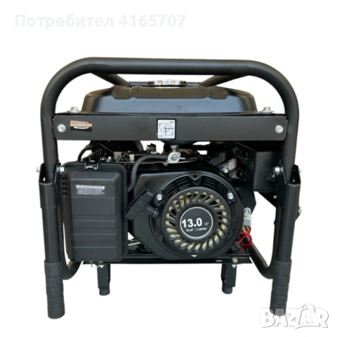 Мощен бензинов генератор 7.5 kW (13 к.с.) с дистанционно управление и колела – 220V / 380V / 12V, тр, снимка 3 - Електродвигатели - 54365444