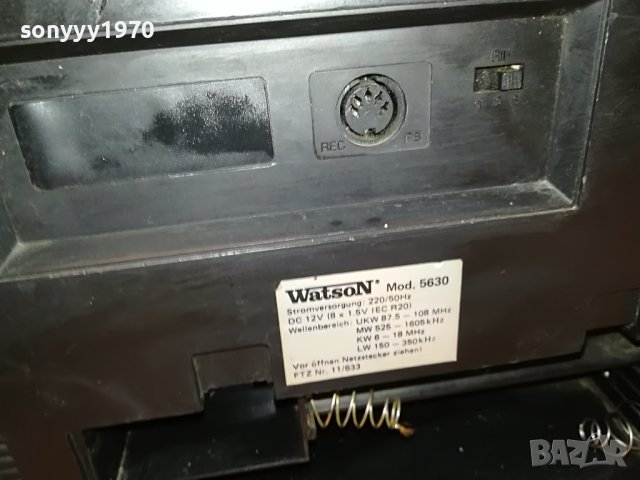WATSON 5630-BIG ONE 0705231023, снимка 13 - Ресийвъри, усилватели, смесителни пултове - 40616170