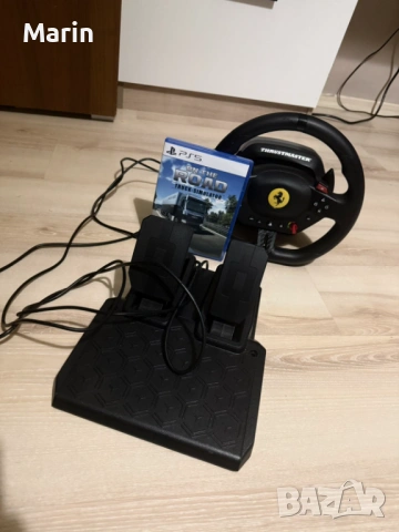 Волан с педали Thrustmaster - T98+ игра On the road PS5