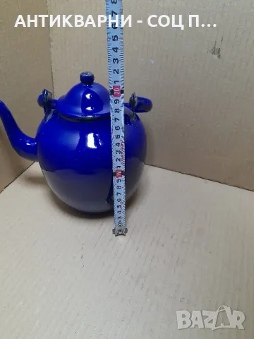 Соц Стар Емайлиран Чайник., снимка 12 - Антикварни и старинни предмети - 48605564