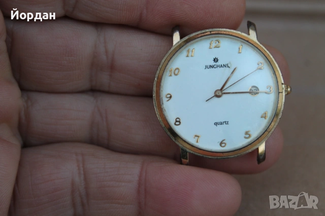 Немски мъжки позлатен часовник ''Junghans'' , снимка 10 - Мъжки - 53999542