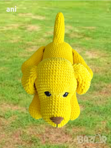 голямо жълто куче #ръчноизработено