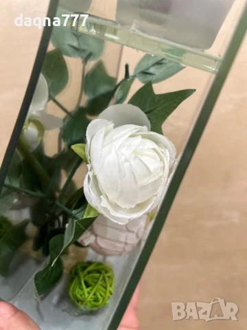 НОВО! Красив подарък: гълъб на мира, цвете, чаена свещ..., снимка 14 - Декорация за дома - 50877171