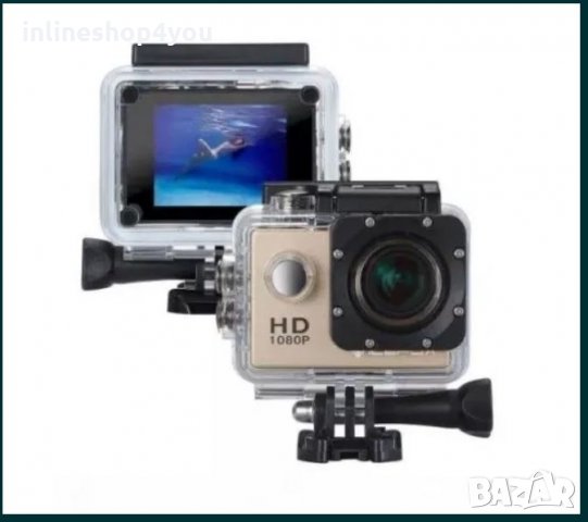 Екшън Камера 1080p 16 MP с аксесоари - Waterproof Action Camerа, снимка 2 - Камери - 34175872