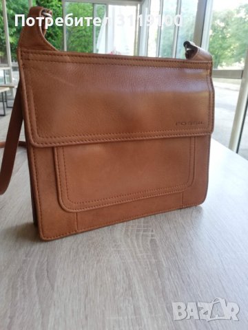 Уникална чантичка на Fosil - естествена кожа, снимка 5 - Чанти - 36916869