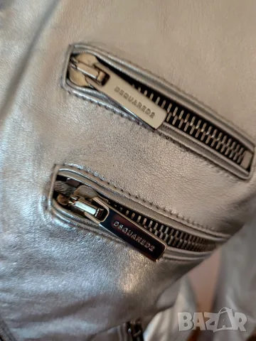 Dsquared2 естествена кожа, снимка 12 - Якета - 56548324