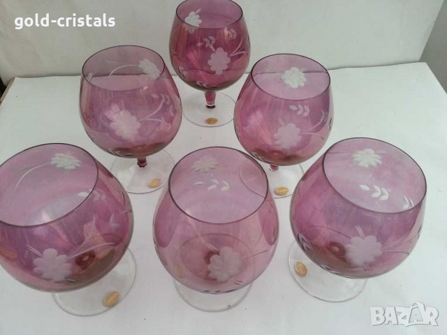 Ретро стъклени чаши, снимка 2 - Антикварни и старинни предмети - 31029100