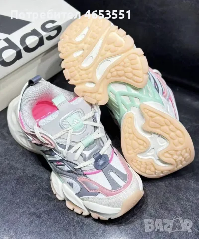 нови цветни дамски маратонки с кутия Adidas XLG Runner deluxe размери 38,39,40, снимка 4 - Маратонки - 55963103