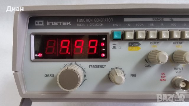 Функционален генератор GFG 8020-H, снимка 7 - Друга електроника - 44320904