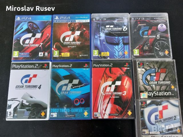 Gran Turismo 1, 2, 3, 4, 5, 6, 7 и още Гран турисмо пълна колекция, снимка 3 - Игри за PlayStation - 37747969