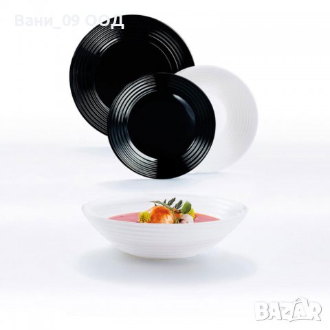 Сервиз за хранене от аркопал 18 части, снимка 4 - Сервизи - 38415216