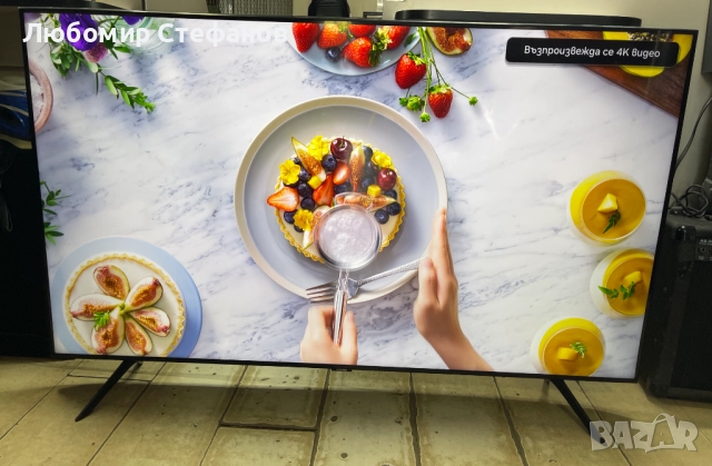 Samsung Smart TV 55 инча 4K Ultra HD, снимка 1