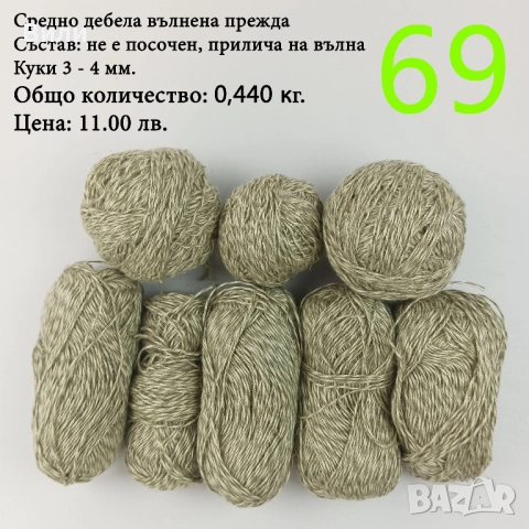 Евтини прежди в малки количества - нови и остатъци, снимка 13 - Други - 52029822