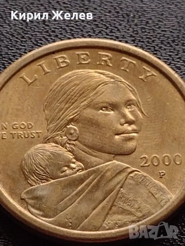 Монета 1 долар 2000г. САЩ Сакагавеа долар за КОЛЕКЦИЯ 38026, снимка 3 - Нумизматика и бонистика - 40767549