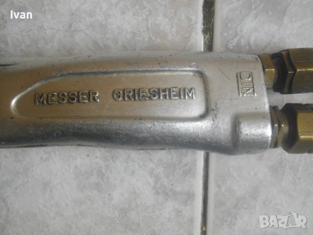 Голям Резак За Оксижен-500мм-Холандски-4 Спирателни Крана-MESSER GRIESHEIM-Професионален, снимка 15 - Други инструменти - 37068973