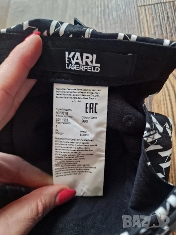 Страхотна шапка с козирка KARL LAGERFELD , снимка 6 - Шапки - 52848668
