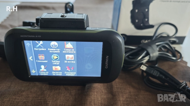 GPS Навигация Garmin Montana 610 със зареждаща стойка RAM монтаж, снимка 5 - Garmin - 52845671