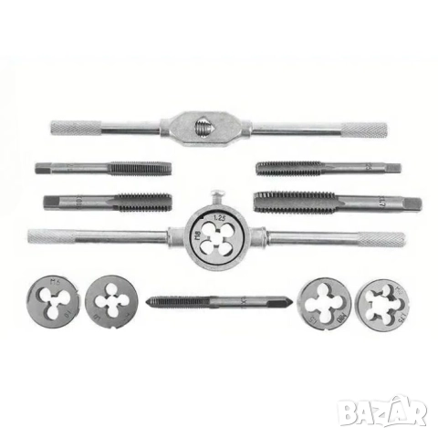 Метчик и плашки 12 броя