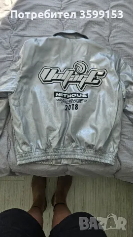 Мъжко кожено яке, снимка 5 - Якета - 49424158