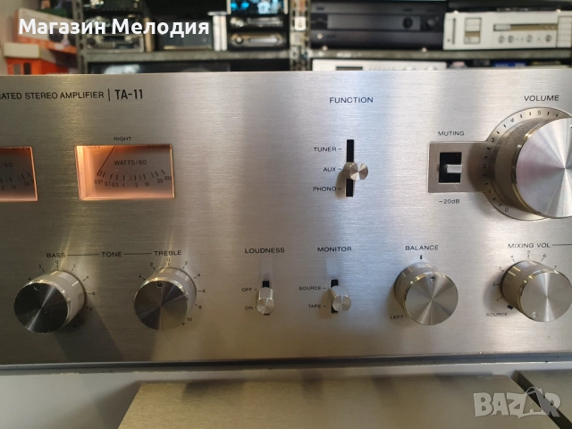 Усилвател SONY TA-11 В отлично техническо и визуално състояние., снимка 4 - Ресийвъри, усилватели, смесителни пултове - 35502573