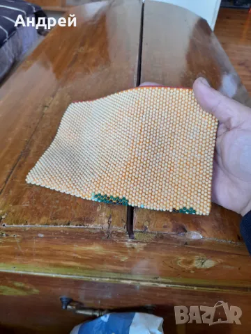 Старо мънистено портмоне #12, снимка 4 - Други ценни предмети - 49405280