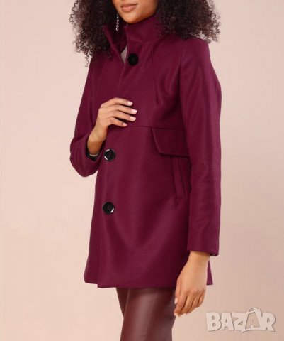 Дамско палто в бордо марка 1st Somnium , снимка 1 - Палта, манта - 37986850