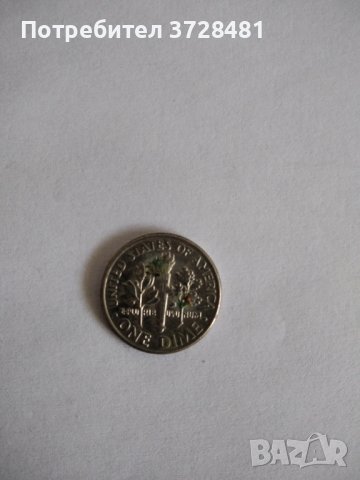 Американска Монета One Dime , снимка 1