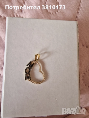 Продавам красиво златно сърце мама 1.2гр, снимка 2 - Колиета, медальони, синджири - 52090837