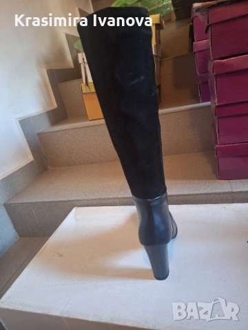 нови ботуши на Габина естествена кожа и естествен велур , снимка 3 - Дамски ботуши - 52513215