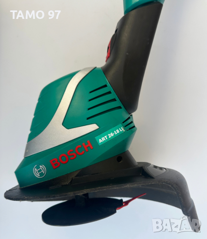 BOSCH ART 26-18 Li - Акумулаторен тример 18V 3.0Ah перфектен!, снимка 4 - Градинска техника - 44575290