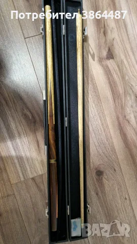 Snooker щека Powerplay Competition 145 см, 2 части, твърд калъф + 3 връхчета
