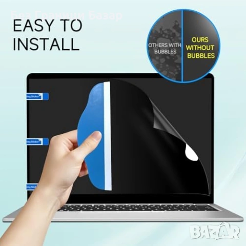 Нов Протектор за екран Surface лаптоп 13.5 против странично виждане с антиблясък за поверителност, снимка 4 - Фолия, протектори - 54076758