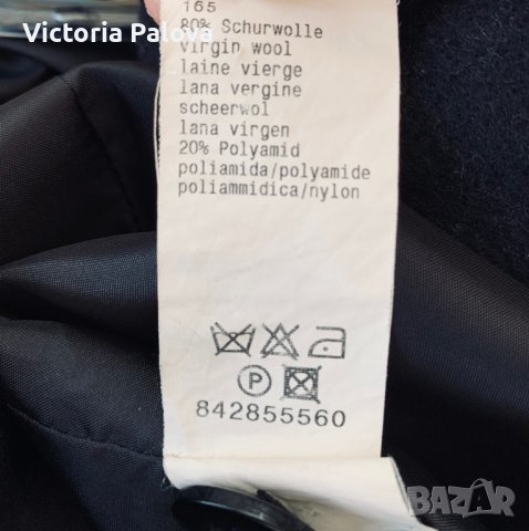 Прекрасно черно палто,80% вълна, снимка 8 - Палта, манта - 38455226