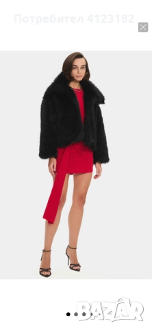 Пухено яке, снимка 2 - Якета - 52816664