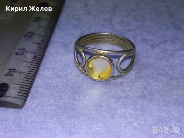 Стар СРЕБЪРЕН АЖУРЕН РЕТРО АРТ ПРЪСТЕН ВИСОКА ПРОБА СРЕБРО с ГНЕЗДО За ВГРАЖДАНЕ на КАМЪК 40545, снимка 13 - Антикварни и старинни предмети - 42762975