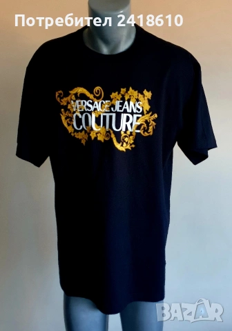 Versace Jeans Couture Cotton Regular Fit Mens Size XL НОВО! ОРИГИНАЛ! Мъжка Тениска!