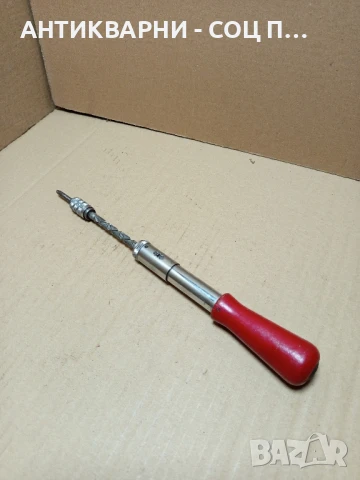 Стара Кръстата Отвертка Тресчотка.