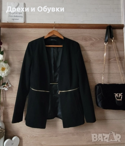 Черно сако блейзър вълна , снимка 5 - Сака - 52710049